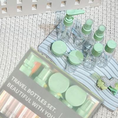 7pcs Travel Bottles Set For Toiletries, Travel Size Containers Leak Proof TubeSpray Bottles Jars For Women Men, Toiletry Bottles