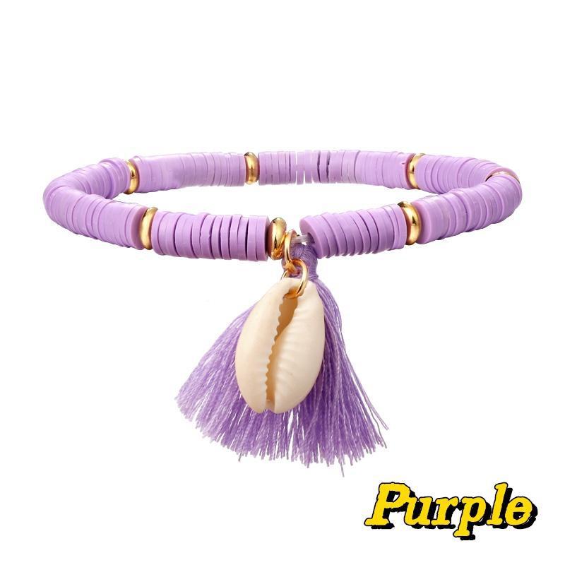 8 Colors Boho Shell Anklet Set Gold Ankle Bracelet Beaded Anklet Beach Footwear Accessories for Ladies and Girls