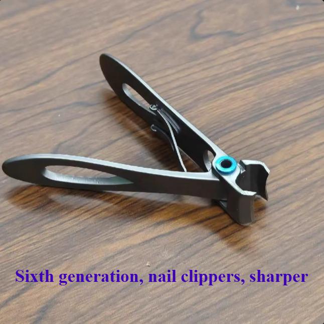 Nail Clippers Wide Jaw Opening Stainless Steel Fingernail Clipper Thick Hard Toenail Cutter Manicure Scissors tools