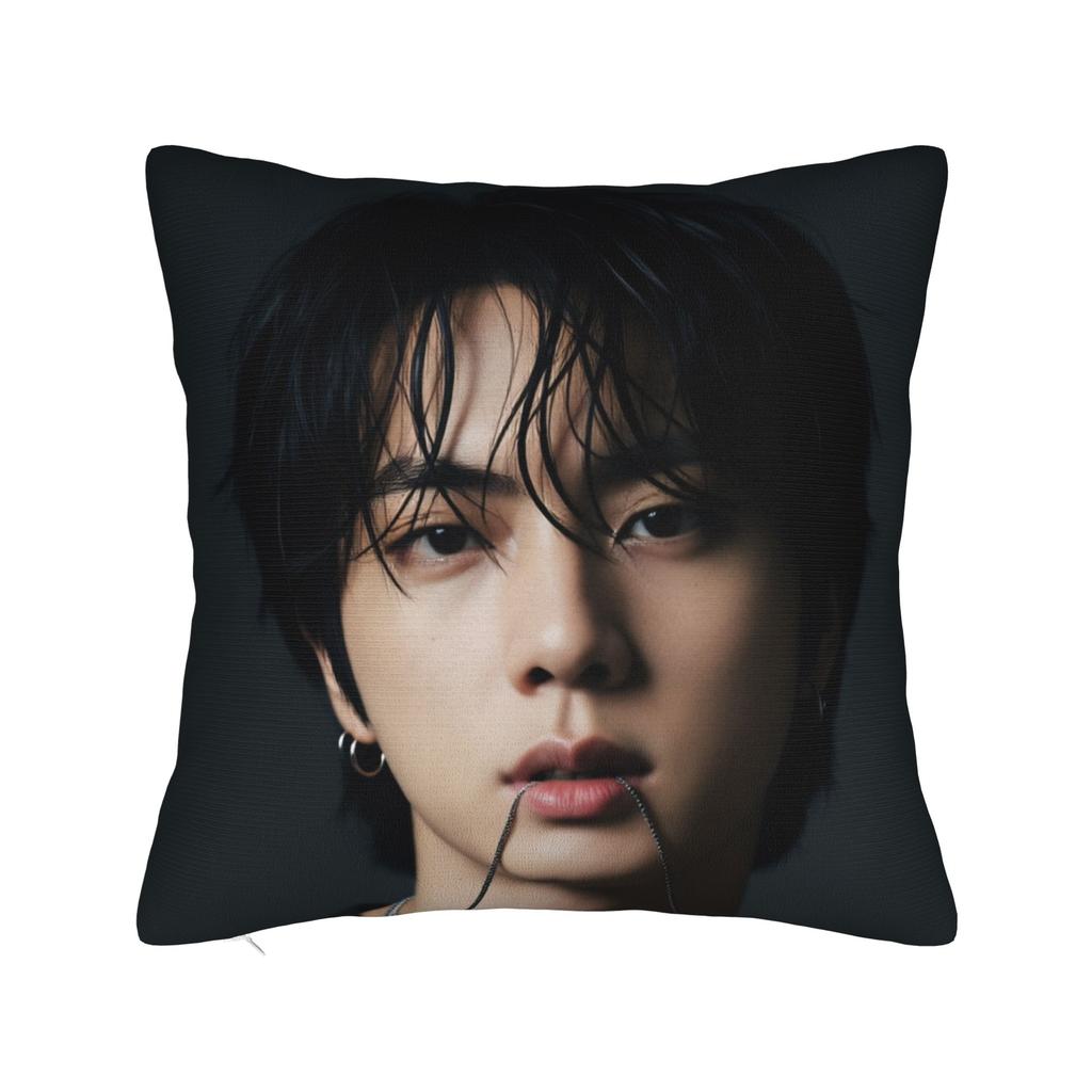 Korean Kpop Style Jinjinjin Cool Boy Pillow Case Retro Trendy Pillow Cover Comfy Pillowcases For Living Room Chair