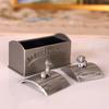 Creative European mini child fetal hair baby teeth storage box metal high-end baby fetal hair teeth collection storage box