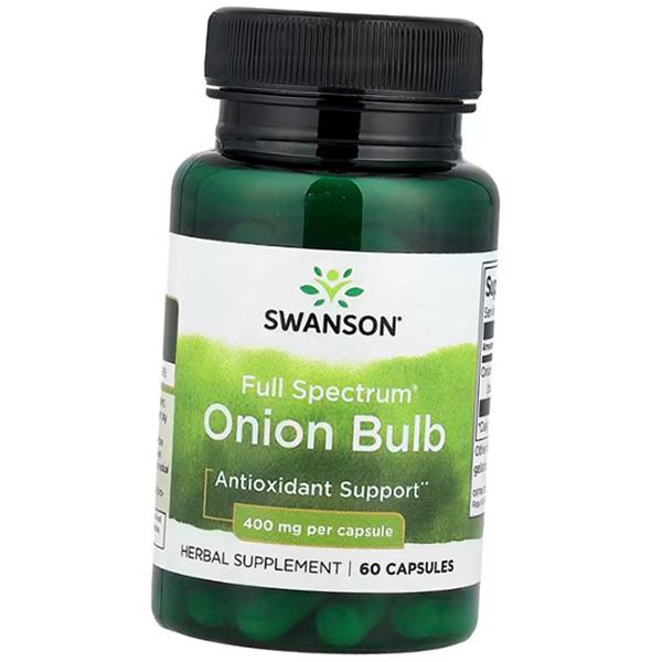 

Екстракт ріпчастої цибулі, Full Spectrum Onion Bulb 400, Swanson 60капс (71280420) 60caps