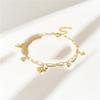New 925 Silver Exquisite Golden Starry Bracelet Chain Link Women Bracelet Birthday Festival Jewelry Gifts