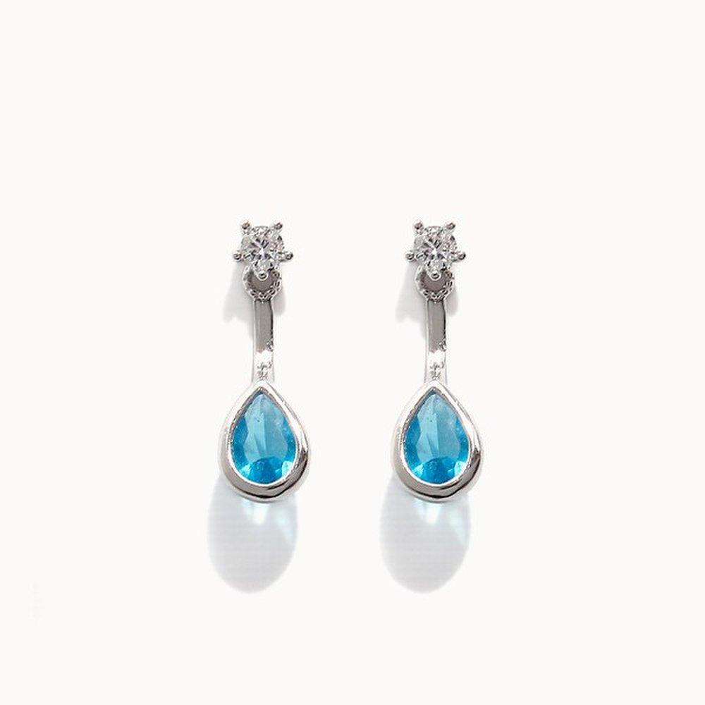 J.Lauren London Blue Topaz Two-Way Cubic Zirconia Earrings M02050R_P377652016
