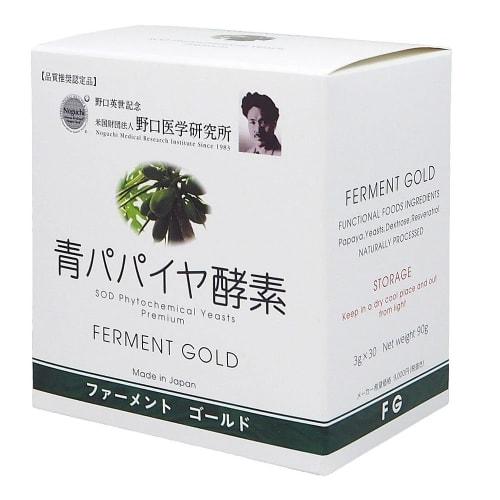 Fermented Green Papaya Enzyme, Ferment Gold (with Resveratrol), 90g (3g X 30 Packets)