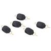 5 STÜCKE Angelschnurstopper Baitcasting Rolle Angelschnurclip Halter Schnalle Keeper Angelzubehör Schwarz