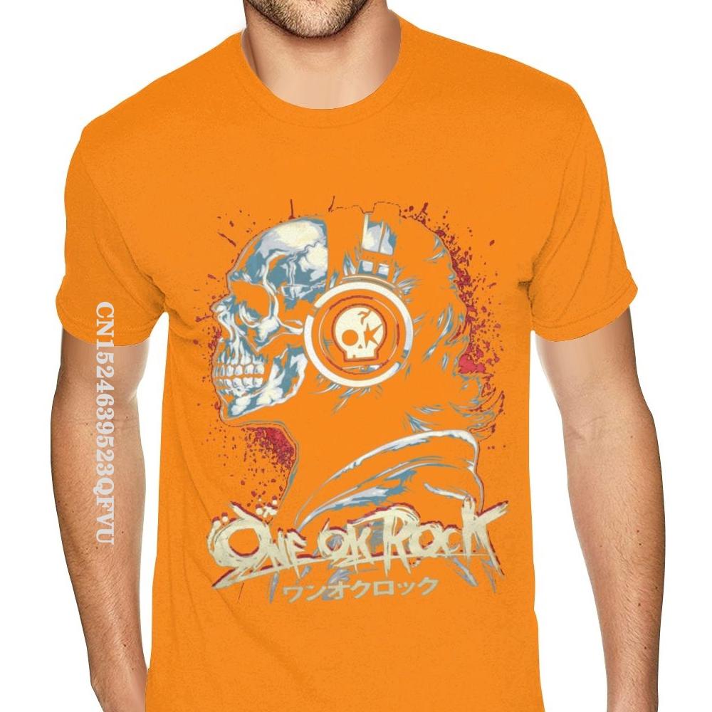 Cheapest One OK Rock T Shirt Hip Hop Rock Shirt For Men Plus Size T Shirt Cotton Tops T Shirt Funny Man Top T-shirts Customized