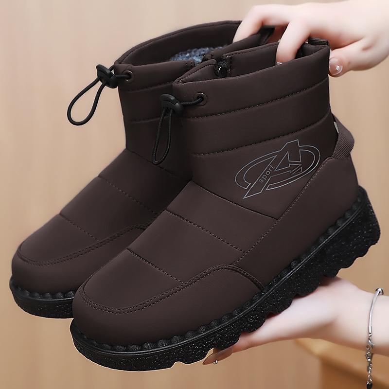 Cotton shoes women's shoes polyurethane high-top boots cold-proof cotton boots piled thickened boots women's warm snow boots