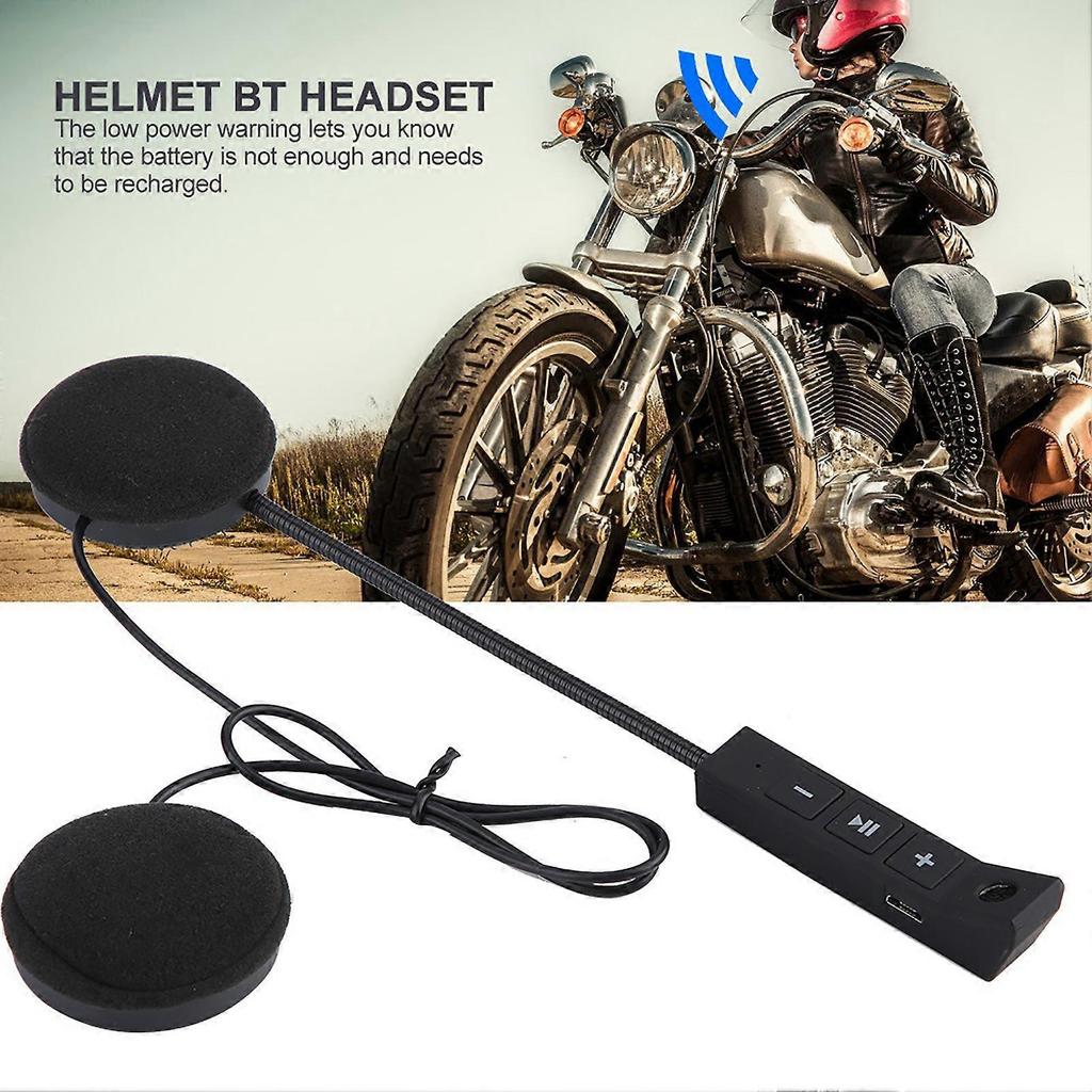 1 Pair Motorcycle Helmet BT Headset Headphone Speakers Support Hands Free Calling