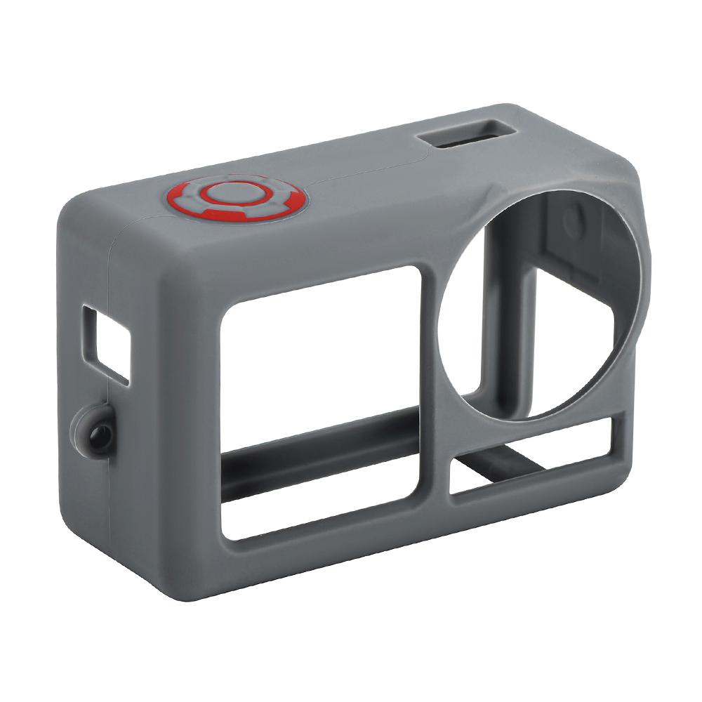 STARTRC For DJI Osmo Action 5 Pro Silicone Frame Sports Camera Protective Case with Lens Cover B