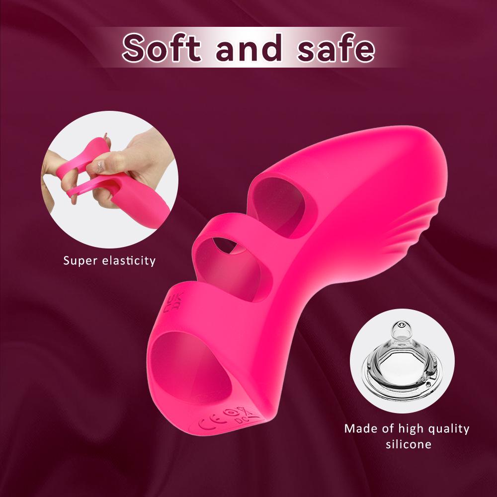 Finger Flicking Clitoral Vibrator: Wearable Orgasmic Stimulator for Couples