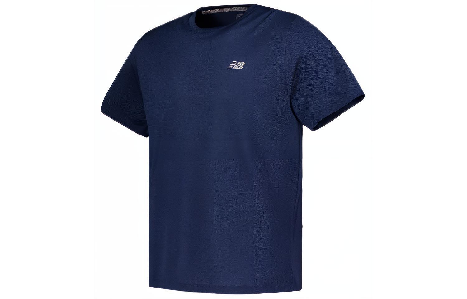New Balance Running T Shirt Men s Marine Blue MT41253-NNH XL
