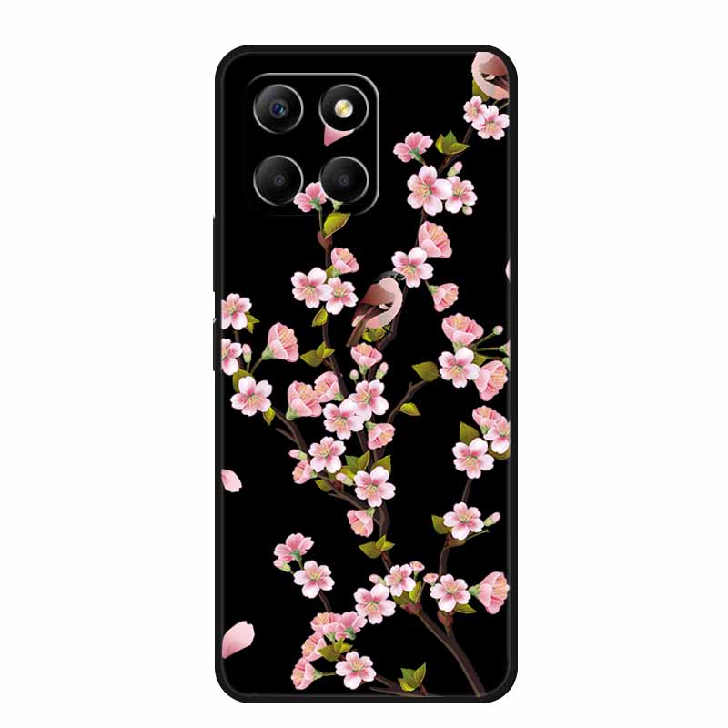 Cartoon Case For Honor X7c X8c X8b X5b Plus Play 9A X6b X6c Phone Case X 8 7 6 C Coque Cute Cat Black Silicone Soft Back Cover