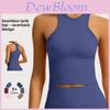 Nahtloses Fitness-Tanktop für Damen mit feuchtigkeitsableitendem Stoff, perfekt für Yoga und Laufen