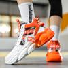 High-top Basketball Shoes Men's Shoes Fall and Winter New Men's Students Youth Sports Running Casual Soft Bottom Heightening Shoes