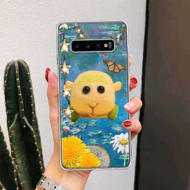 Cute PUI PUI MOLCAR For Samsung Galaxy Note 20 Ultra 20 10 Pro 9 8  Phone Case S10E S10 Plus S9 S8 + S7 Edge M21 M32 Cover
