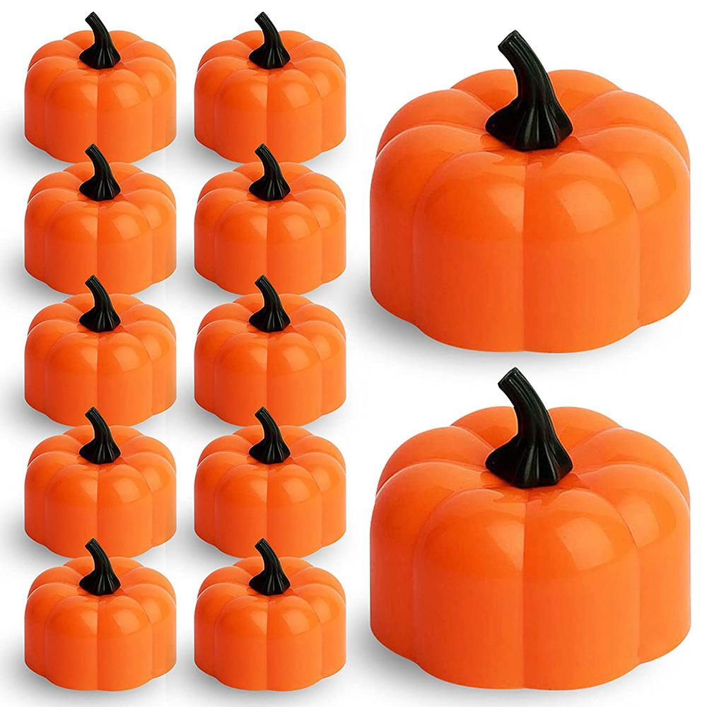 

Светодиодные тыквенные огни Тыквенные чайные огни Джек-О -Фонарь Домашний Хэллоуин Декор для вечеринки