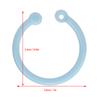 40 Pcs   Rings Multifunction Multiple Colors Round Hole Loose Lf Paper Single Rings