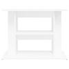 VidaXL Support pour aquarium blanc 80x35x60 cm bois d'ingénierie 833575