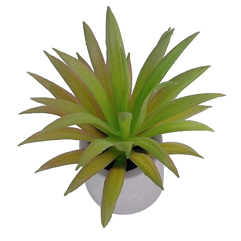 1:6 Dollhouse Miniature Potted Plant Green Leafed Plant Pot Bonsai Home Garden Decor Toy Doll House Accessories