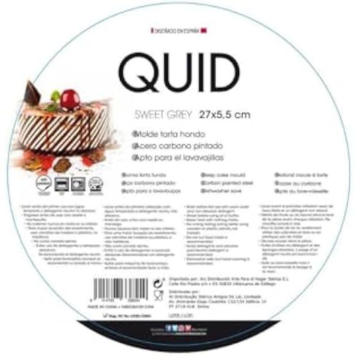 Moule - QUID - Sweet Grey - 27 X 5,5 Cm - Compatible Lave-vaisselle - Non Compatible Congélateur