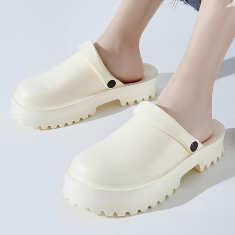 Fashion Litfun Sommer Mode Plateau Sandalen für Damen Outdoor Anti-Rutsch Dicke Sohle EVA Strand Badeschuhe Damen Neu Komfort Gartenschuhe