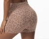 Leopardenmuster Hohe Taille Po-Hebend Schnelltrocknende Yoga-Shorts