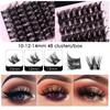 Large Capacity Single Tuft Hair Segmented False Eyelashes Natural Thick Eyelashes