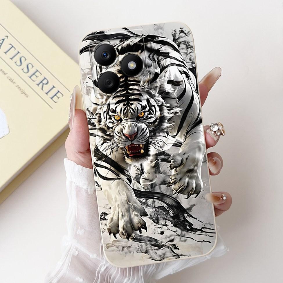 For Realme C61 RMX3939 RMX3930 C63 RMX3939 Case For Realme C63 Cover Luxury Fashion Flower Kawaii Girl Cute Cat Shockproof Shell