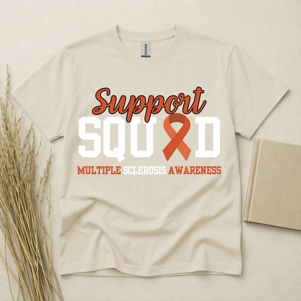 Multiple Sclerosis T Shirt Ms T Shirt Awareness Tee Support Illness Shirt Ribbon