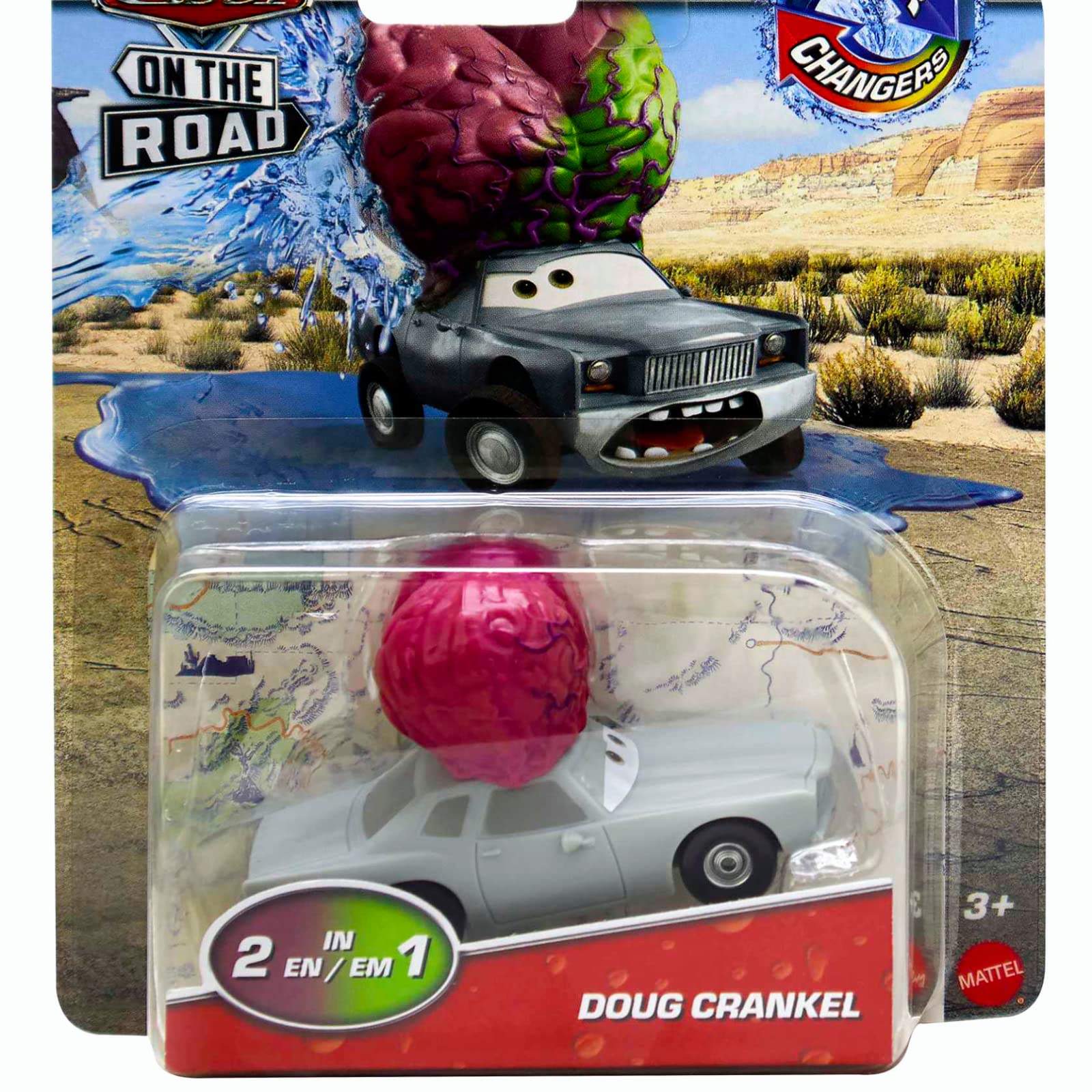 

Тачки в пути 2023 Mattel Меняющие цвет Мини-машинка 1 шт. Даг Кранкел Мультфильм Аниме Короткометражный Персонаж Машинка Изменение цвета Ванна ДАГ КРАНКЕЛ 155