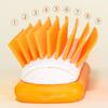 9 Row Cushion Nylon Bristles Hair Brush for Separating,Shaping,Blow Drying,Styling & Detangling,Defining Curls Hair Salon