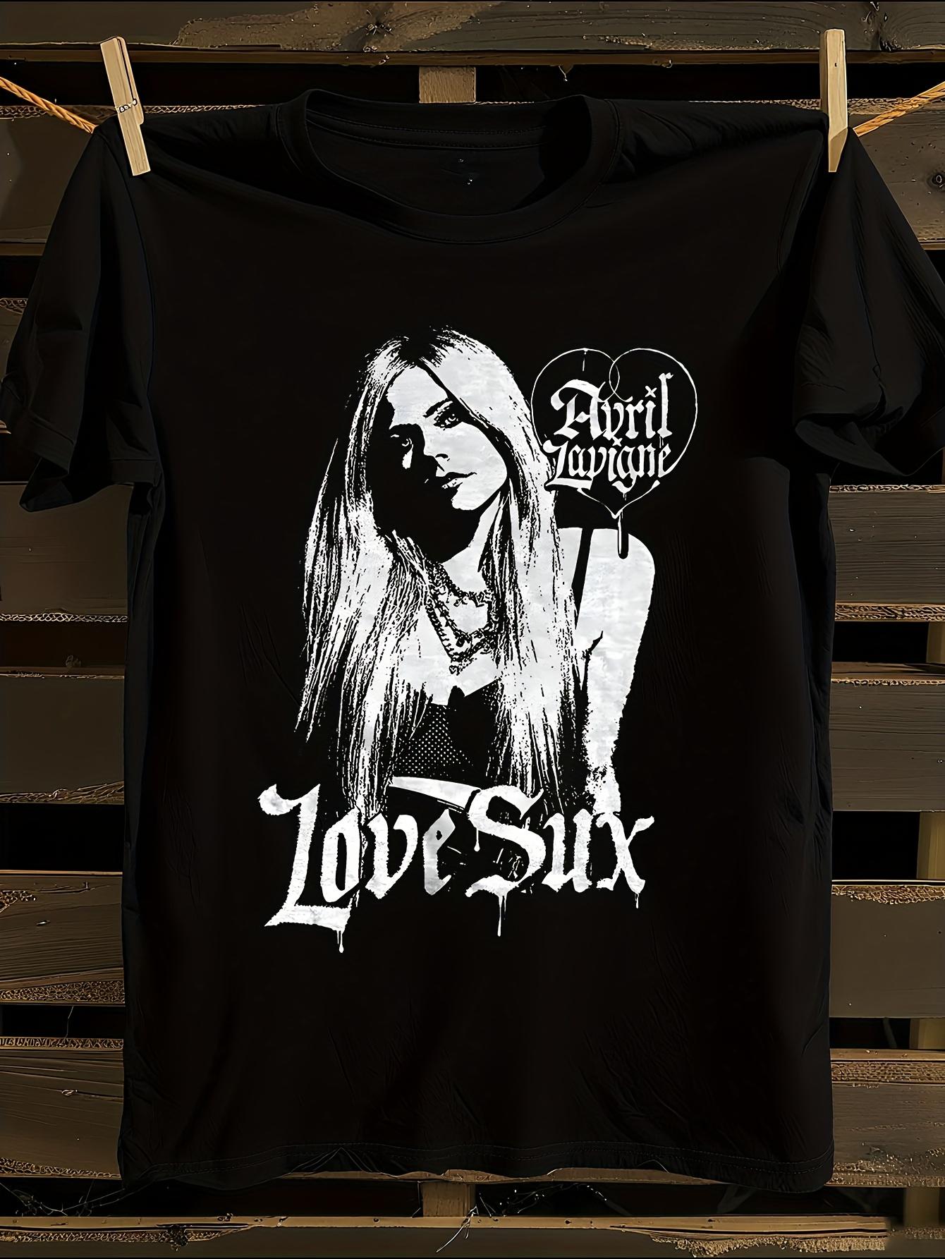 Avril Lavigne Official Love Sux Signature Logo T-shirt XXXXL