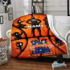 Space Jam Basketball Legends Lightweight Customizable Blanket Personalized Text Warmthful Decor For Sofa Couch Office Bed Picnics Ideal For All