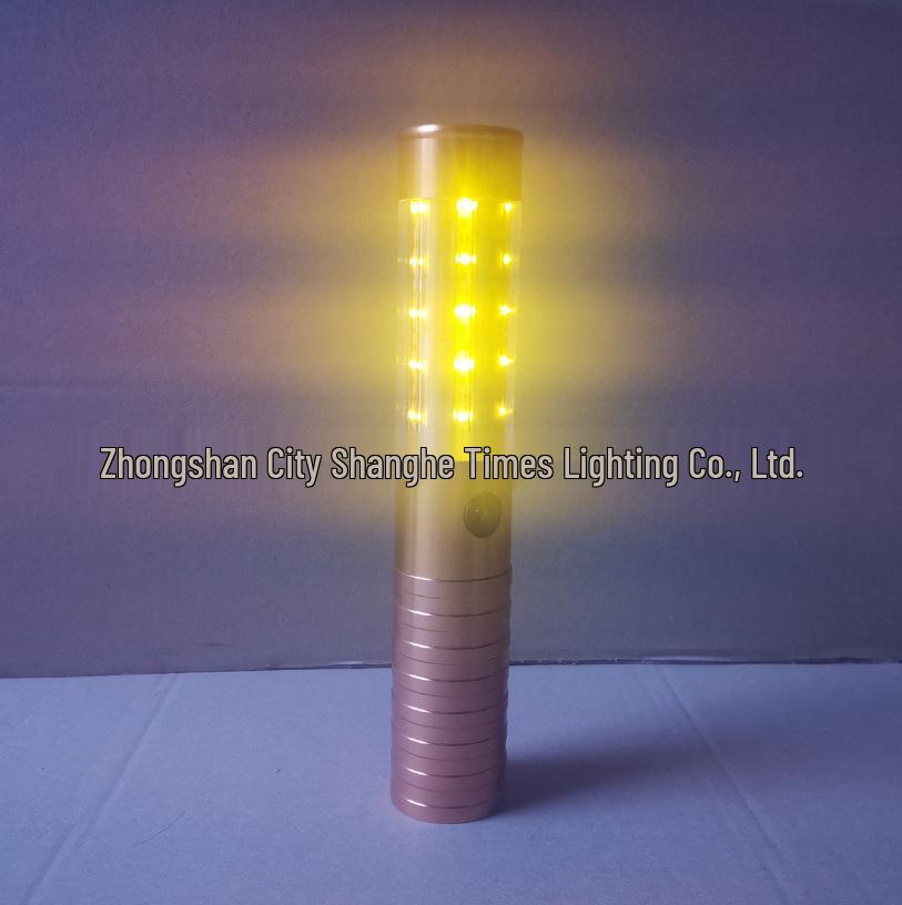 Rechargeable LED Strobe Stick for KTV & Parties - Handheld Flashing Light for Pouring Wine & Champagne Atmosphere.