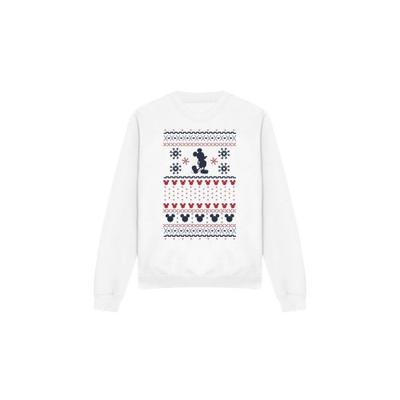 Unisex Adult Mickey Mouse Christmas Sweater Sweatshirt