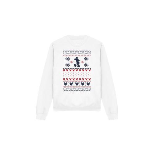 Disney Unisex vánoční mikina Mickey Mouse pro dospělé