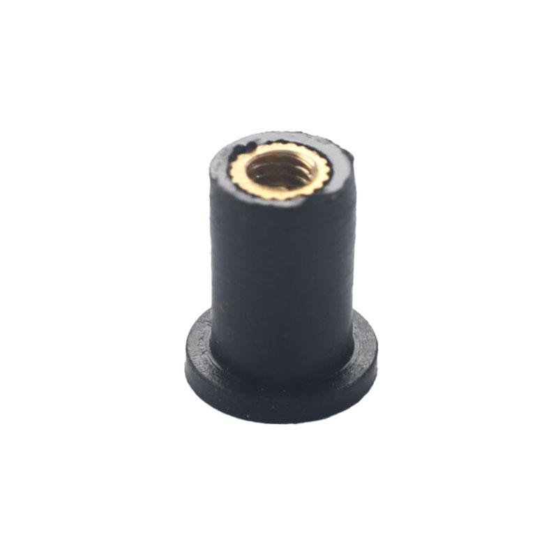 10Pcs Motorcycle For M4/M5/M6 Rubber Well Nuts Riding Accessories Fastener Goods
