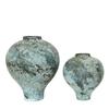 Retro Ceramic Large Vase for Indoor Floor Decor - Creative Pottery Ornament for Dried Flowers