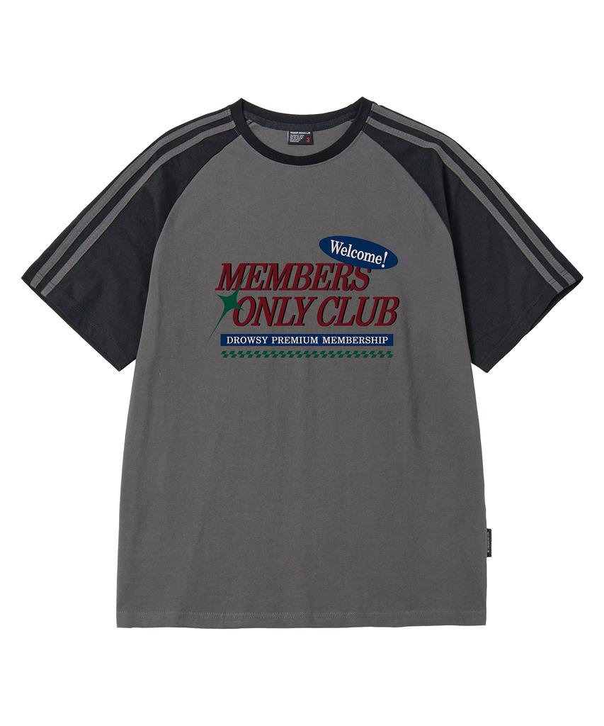 Deulousi Dw Club Raglan Short Sleeve T-Shirt 5 Colors