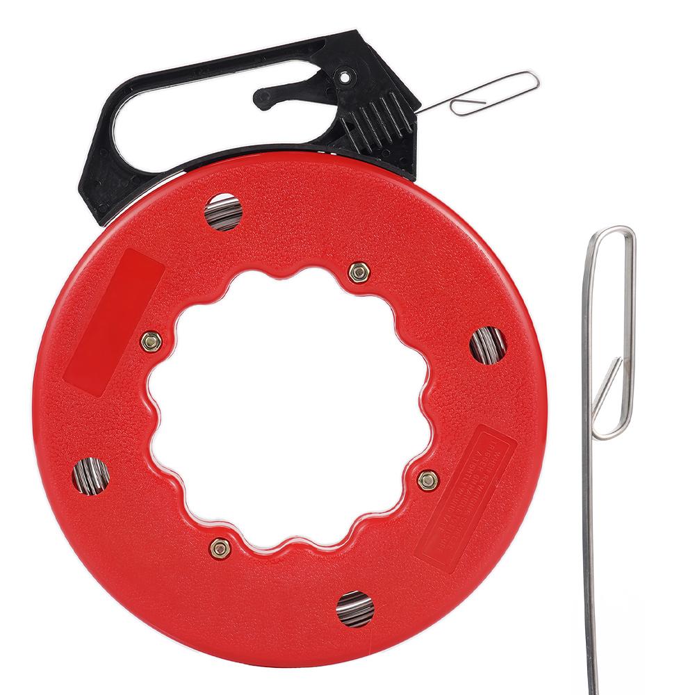 3MM/30M Cable Puller Wire Threading Device Lead Threading Device Fish-Shaped Wire Channel  For Pipe Hole Wires Automotive Wiring