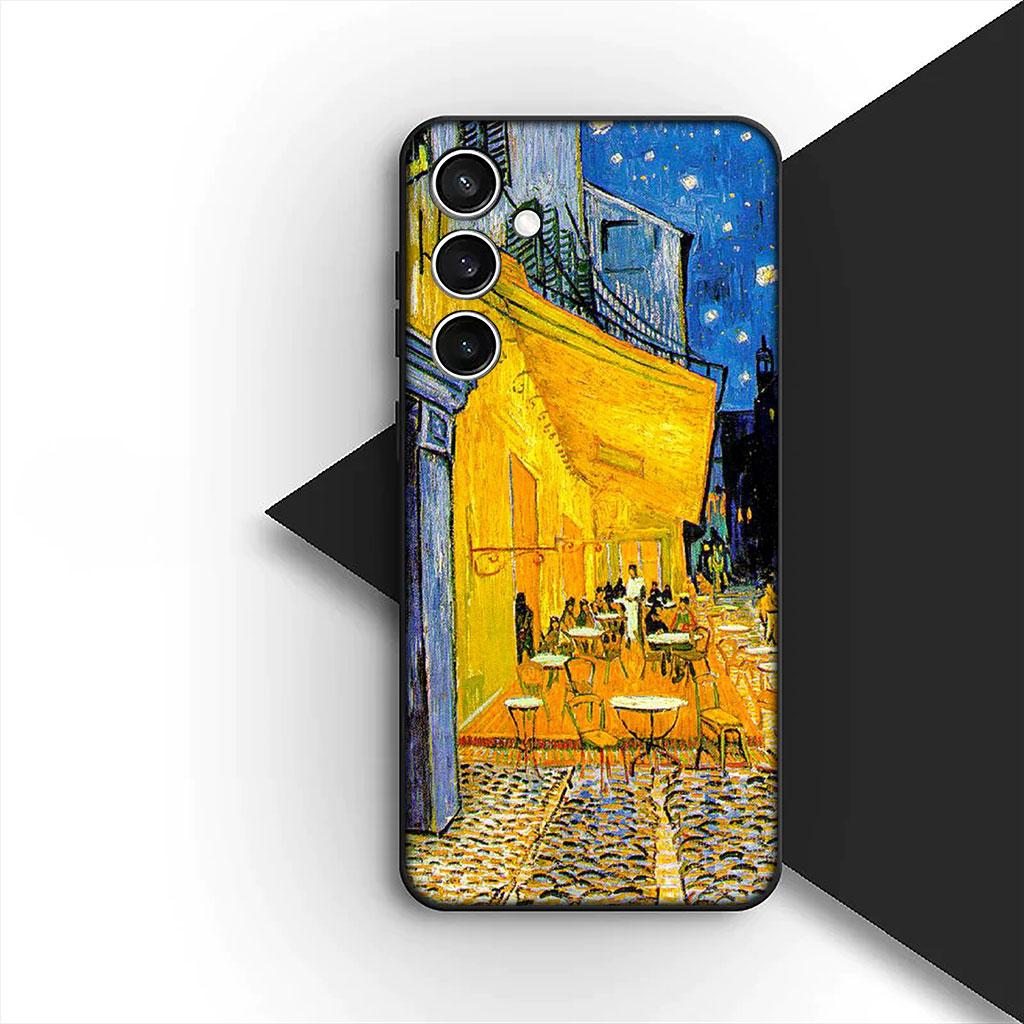 Phone Cover for Samsung Galaxy S22 S21 S20 FE Ultra Plus A07 A17 A15 A16 A25 A57 A37 Casing Case Starry Night Van Gogh Sky Art