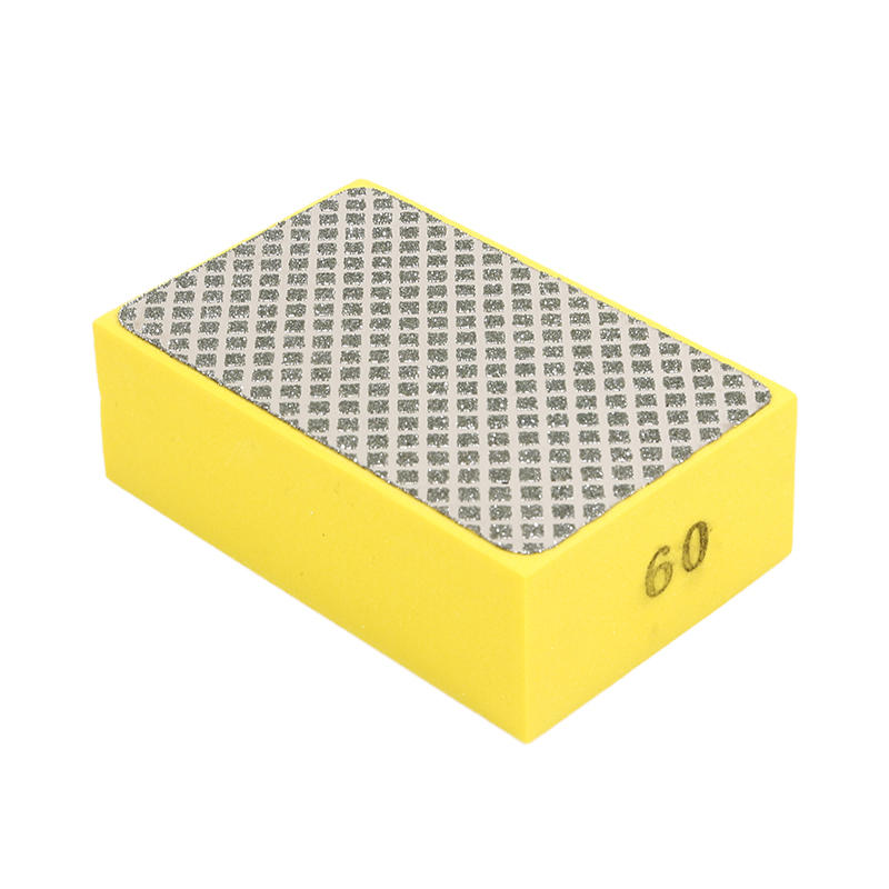 1PC/4PCS Handheld Diamond Sanding Blocks Sharp Diamond Glass Grinding Pad for Sanding Polishing Marble Tile Ceramics
