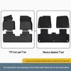 Black and Orange TPE Car and Trunk Floor Mats for Ideal i6 (25 Models Compatible)