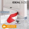 1PC Self-Adhesive Door Bottom Sealing Strip For Doors And Windows Sound Insulation Windproof Porous Sealing Strip