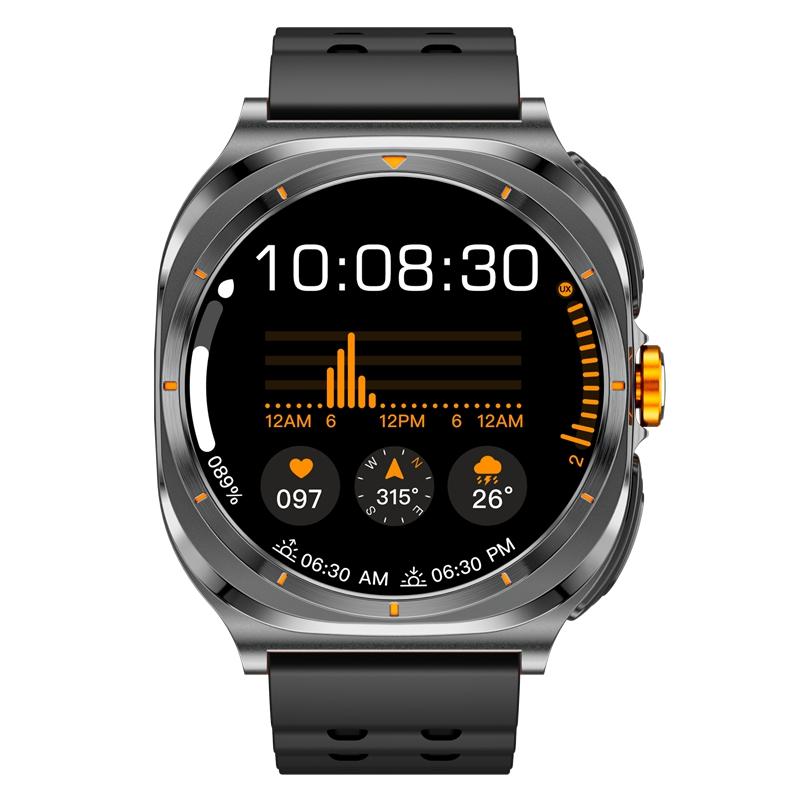 Rainbuvvy GT98 Smartwatch TWS Schermo Grande HD 1,53 pollici 360x360 IP67 Impermeabile Orologio Sportivo Bluetooth Android Auricolari Orologio