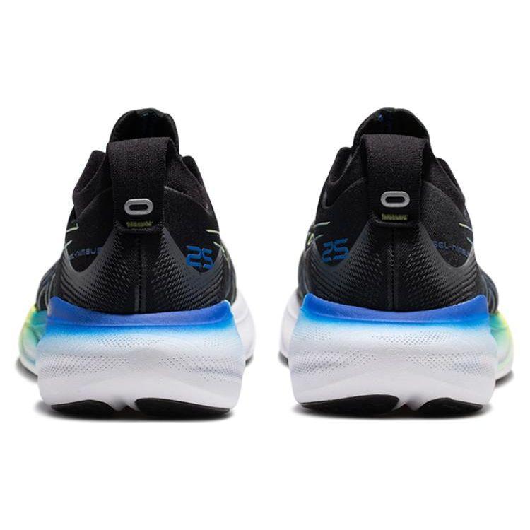 Asics Gel-Nimbus 25 4E Men's Black Glow Yellow 1011B618-004