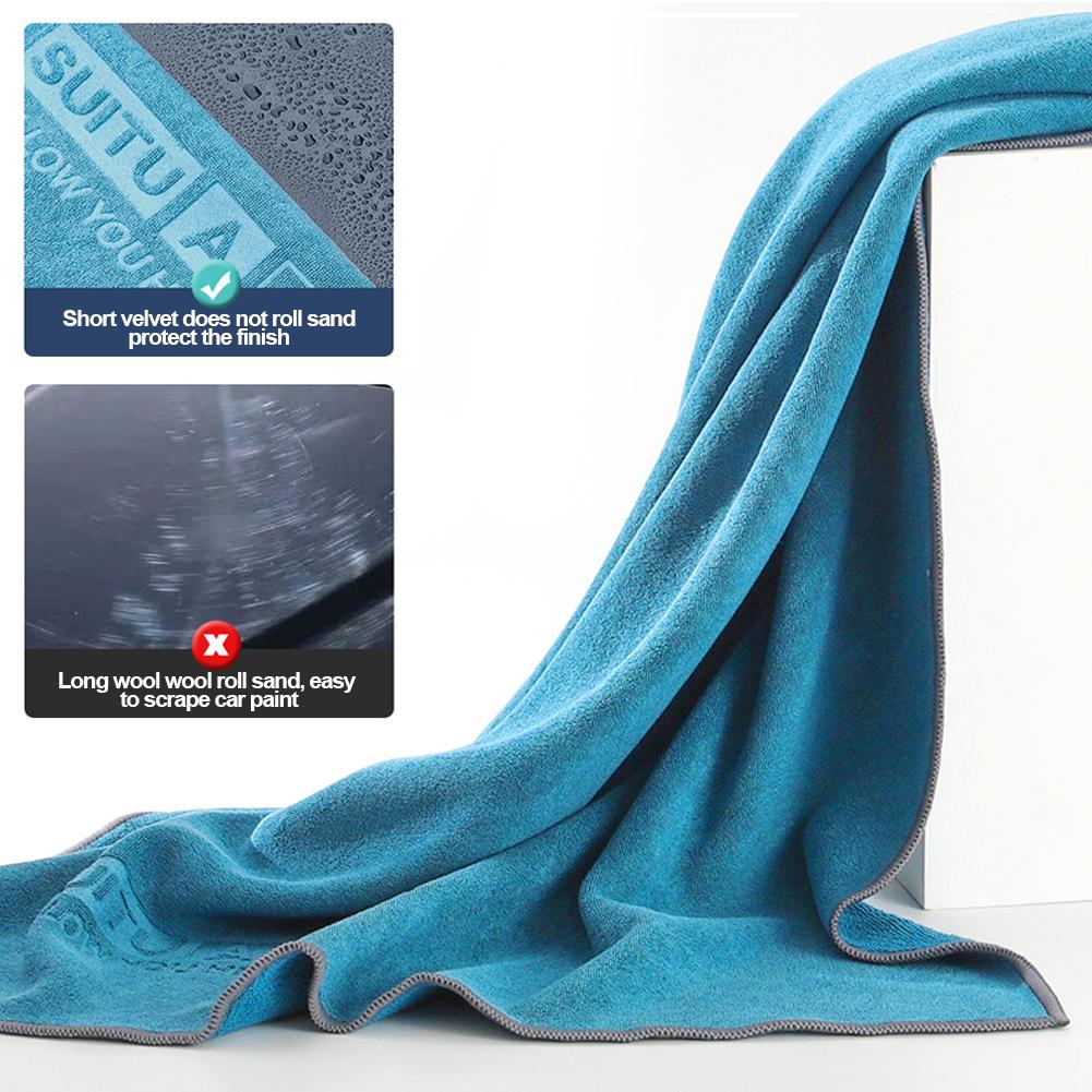 Asciugamano in Microfibra per Autolavaggio Panno per Pulizia Auto Asciugatura Panno Cura Auto Panno Dettaglio Asciugamano in Microfibra per Auto Panno in Microfibra per Auto 43*43/35*75cm