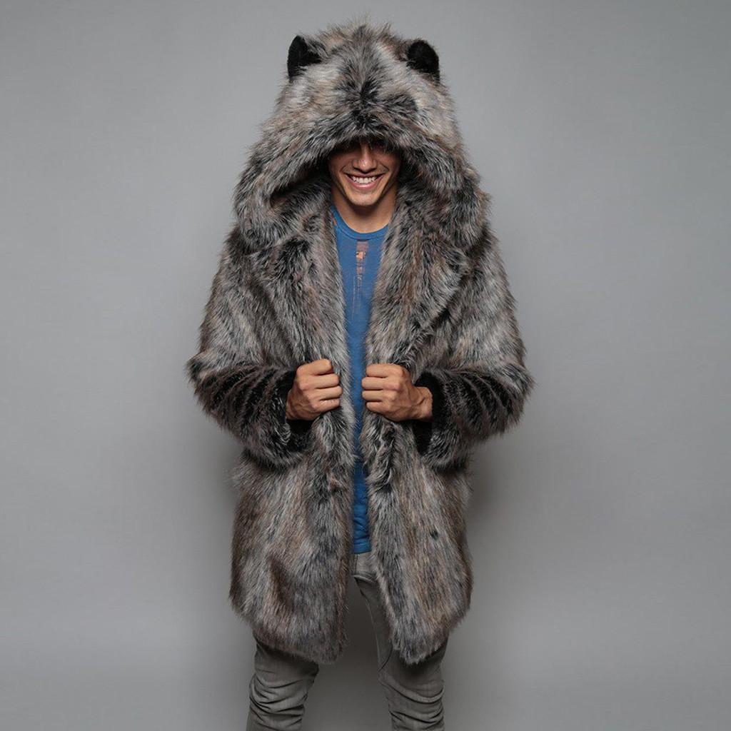 Men`s European & American Faux Mink