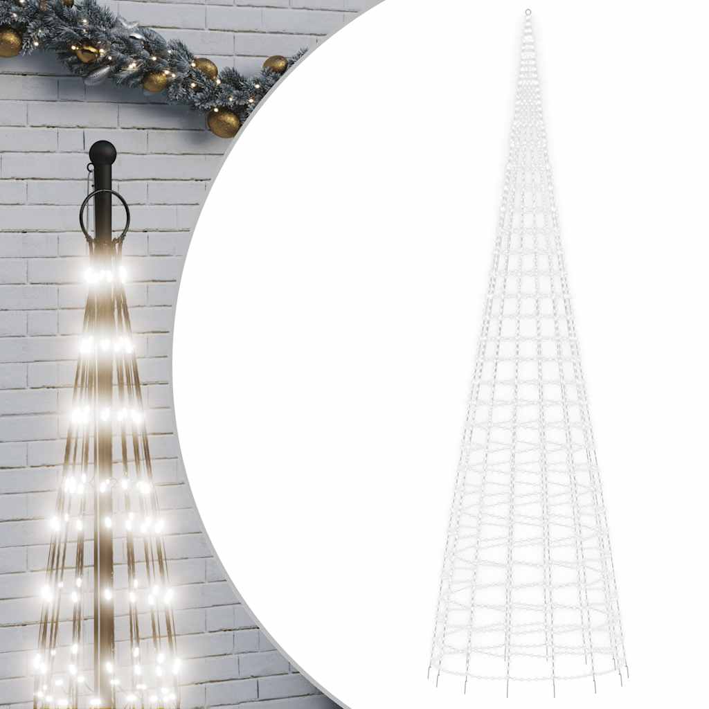 LED Christmas Tree 3000 Cold White LEDs 800 cm
